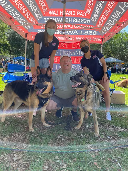 Dennis Hernandez Team at 2021 Paws in the Park Event in Orlando