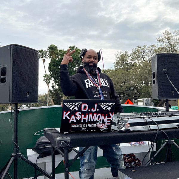 Dennis Hernandez at Gasparilla